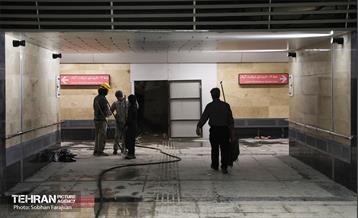 توسعه متروی تهران؛ ایستگاه بهار شیراز 9