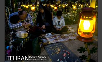 افطاری ساده در گلزار شهدا 7