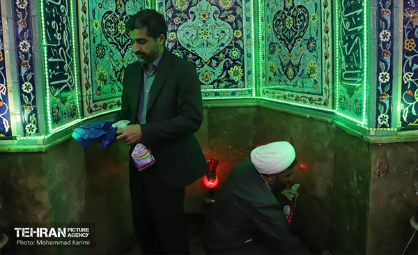 غبارروبی مسجد سیدالشهدا محله نازی آباد 23