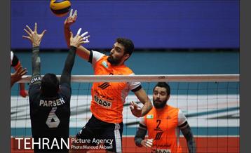 دیدار سایپا و پارسه تهران در لیگ برتر والیبال 4