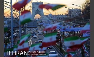 خیابان های تهران در آستانه چهلمین سالگرد انقلاب اسلامی 14