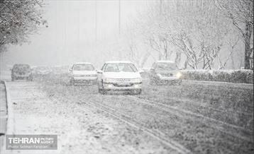 بارش اولین برف زمستانی در تهران 9