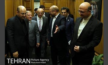 دیدار شهردار سارایوو با دکتر قالیباف شهردار تهران 1
