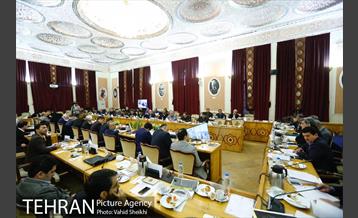 نشست شورای معاونین، مشاوران و شهرداران مناطق ۲۲گانه و مراسم تکریم و معارفه فرمانده یگان حفاظت شهرداری تهران 10