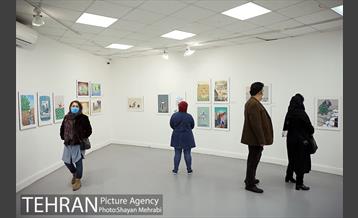 بازدید احمد مسجد جامعی از نمایشگاه تهران از منظر هنرمندان 23