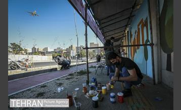 جشنواره نقاشی دیواری منطقه ۹