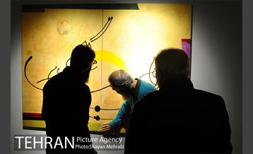 افتتاح ششمین نمایشگاه خط‌نگاره‌های ابراهیم حقیقی 6