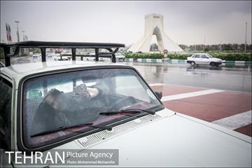 بارش باران پاییزی در تهران 29