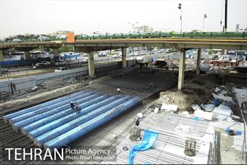 عملیات جمع آوری پل گیشا و احداث زیرگذر 6