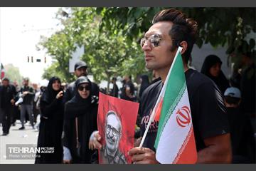 تشییع شهدای اقتدار ملی در تهران - 6 4