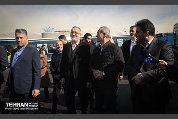 مراسم رونمایی از نخستین بسته حمل و نقل عمومی برقی تهران 65