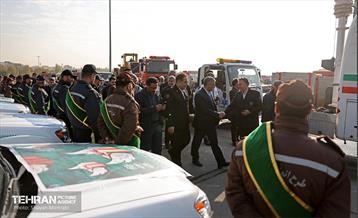 رزمایش زمستانه مشترک شهرداری تهران و پلیس راهور 8