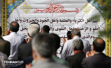 اقامه نماز عید سعید فطر در محله شهران 55