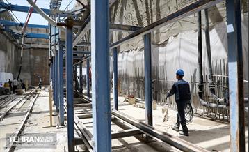 عملیات حفاری خط ۱۰ متروی تهران 13