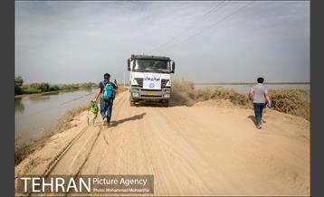 ساخت سیل بند در روستای سابله 2