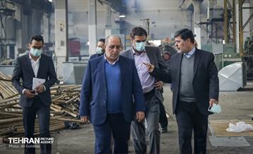 بازدید شهردار منطقه 21 از کارخانه ارج 11