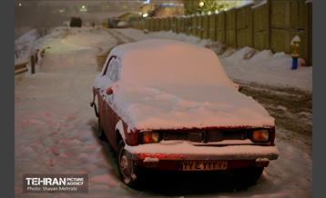 بارش برف زمستانی در معابر شمالی پایتخت - 1 25