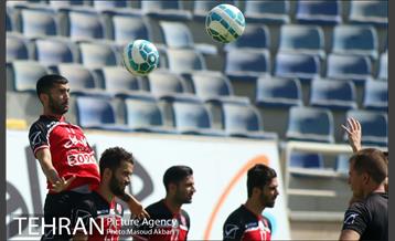 تمرین تیم فوتبال پرسپولیس تهران 17