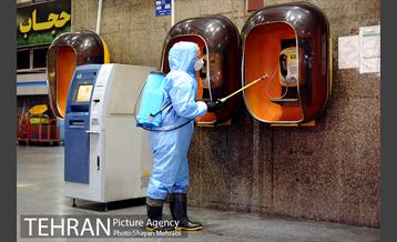 ضد عفونی پایانه مسافربری غرب 47