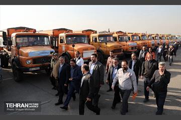 رزمایش زمستانه مشترک شهرداری تهران و پلیس راهور 12