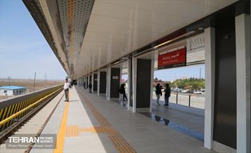 سیر آزمایشی قطار ملی مترو در امتداد خط یک شبکه مترو تهران تا ایستگاه شهر جدید پرند 14