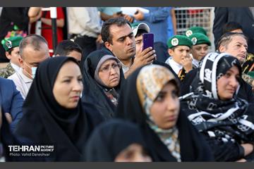 آیین نامگذاری‌ کوچه به نام شهید سالک در منطقه ۱۷