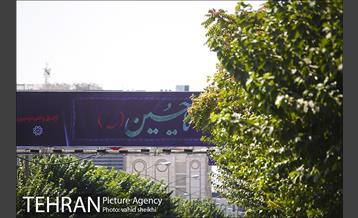 اکران عکس و طرح های عاشورایی در سطح شهر به مناسبت محرم  15