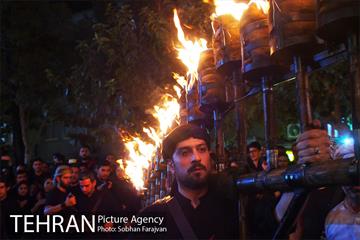 آیین مشعل گردانی نجفی های مقیم تهران 11