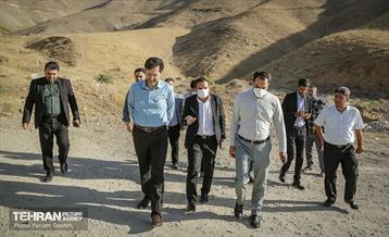 بازدید مدیر کل حریم شهرداری تهران از منطقه 5