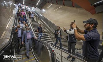 افتتاح همزمان ورودی‌های دوم ایستگاه‌های شهید رضایی و شهید اشرفی اصفهانی 17