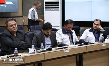 بازدید مدیرکل حوزه شهردار تهران از سازمان پیشگیری و مدیریت بحران شهر تهران 8