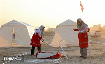 مانور تمرین اسکان اضطراری کلانشهر تهران 64