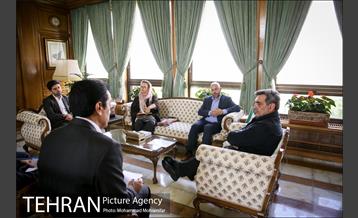 دیدار دبیر کل متروپلیس با شهردار تهران 22