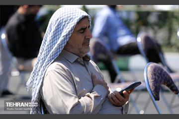 عزاداری شهادت امام صادق (ع) در میدان صادقیه 7