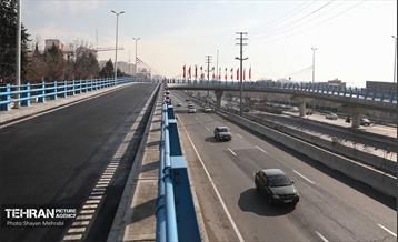 بهره‌برداری از پل مجهز به سامانه برف‌زدایی 12