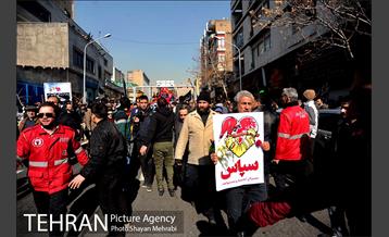 تشییع شهدای آتش نشان با حضور مردم  36