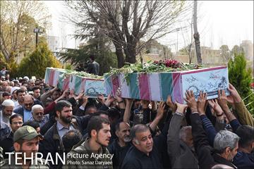 تشییع پیکر مطهر دو شهید گمنام 14
