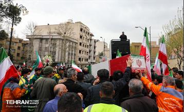 تشییع پیکر مطهر پاکبان شهید «حسن خیران»