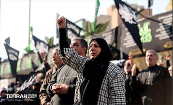 عزاداری شهادت حضرت فاطمه(س) در میدان هفت تیر 6