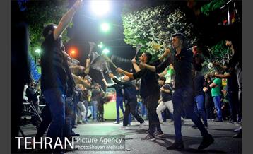 شور حسینی در خیابان گرگان 42