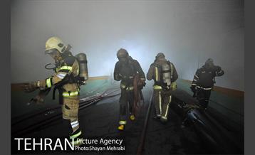 آتش سوزی در ساختمان برق حرارتی 14