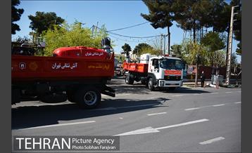ضدعفونی محلات جنوب شرق تهران 6