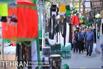سیاهه فروشان بازارتهران در آستانه محرم 22