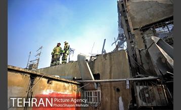 ساختمان پلاسکو فرو ریخت-2 3