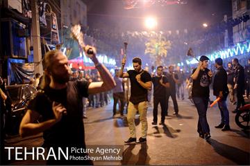 شور حسینی در خیابان گرگان 6