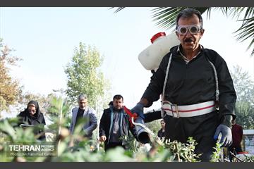 مانور آمادگی تجهیزات فضای سبز منطقه ۱۶  4