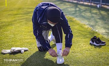 تمرین تیم ملی فوتبال زنان 1