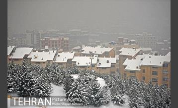 برف پاییزی در تهران 22