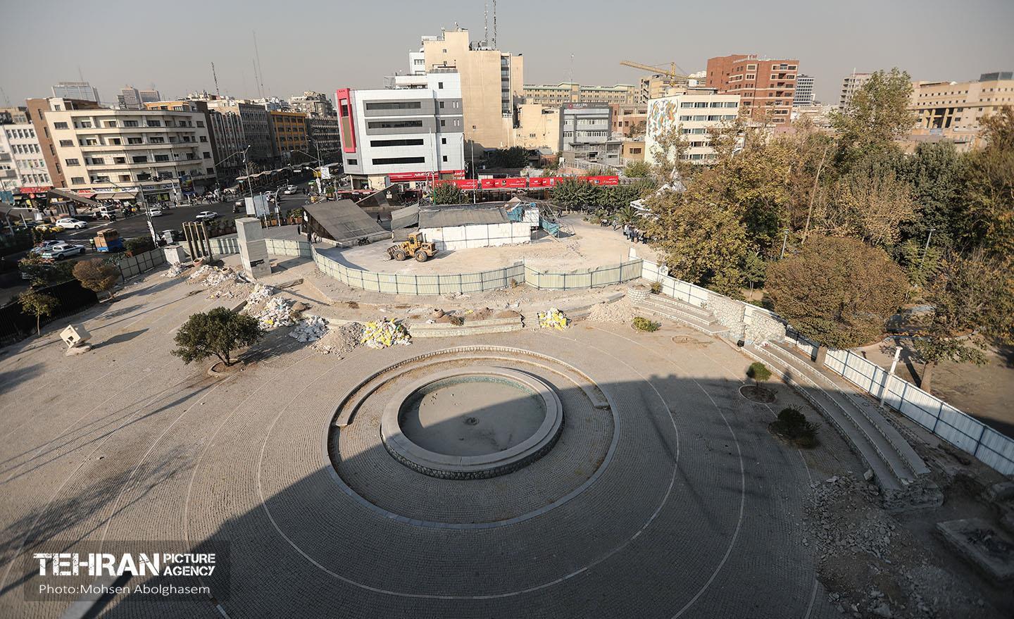 اینجا کارگاهه؛ محوطه سازی حریم تئاتر شهر 54