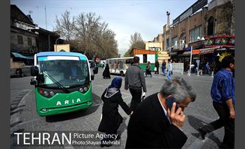حمل و نقل برقی در بازار تهران 5
